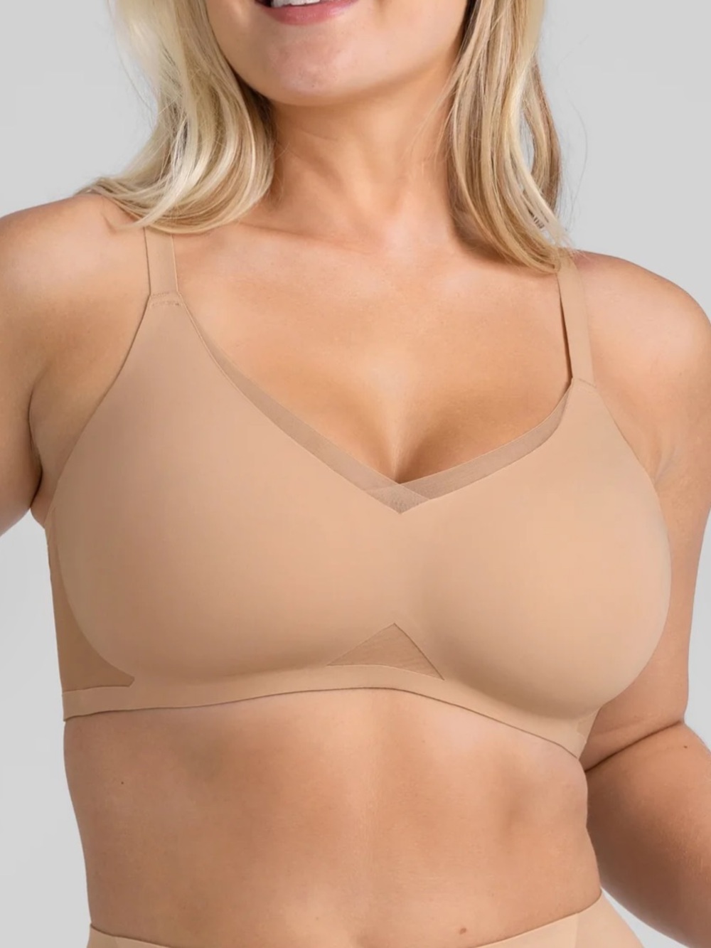 HONEYLOVE CrossOver Bra LWBR0302V3 Sand Size 1X 40C/D